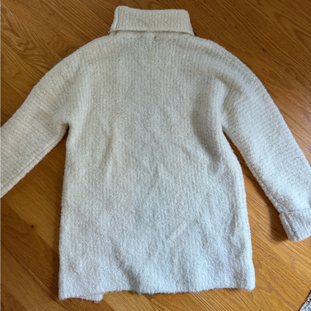 Express Cream Cowl Neck Sweater
